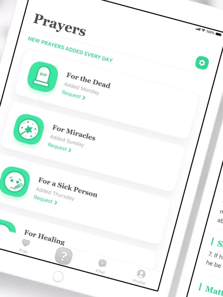 Ask Up - Request & Pray iPad  سکرین شاٹس