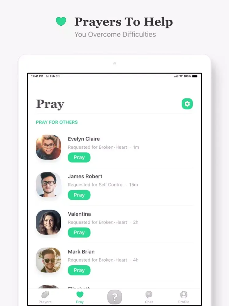 Ask Up - Request & Pray iPad  سکرین شاٹس