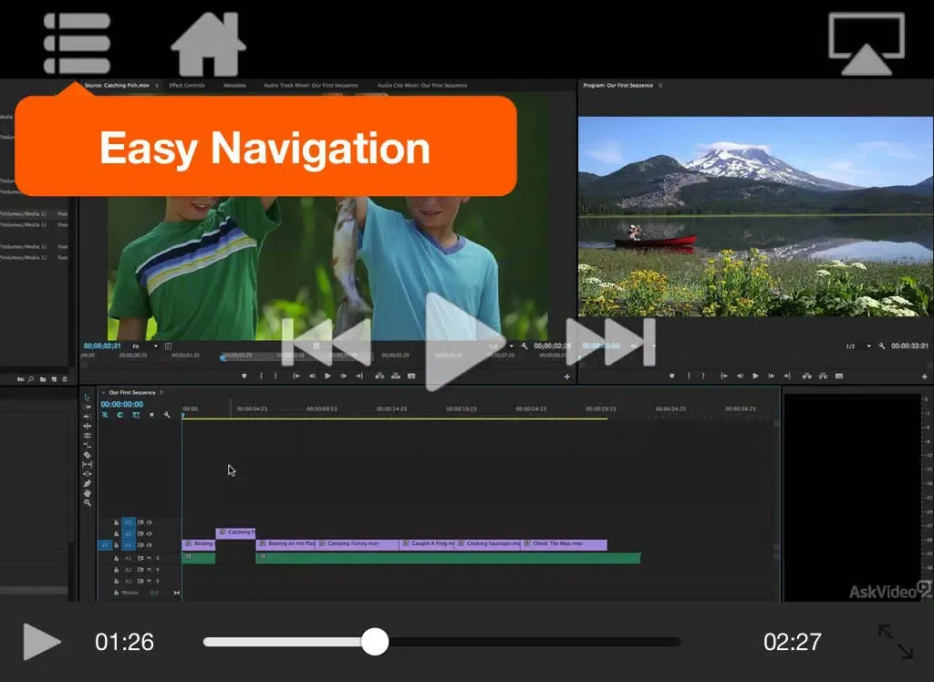 AV Course For Premiere Pro CC iPad  Screenshots
