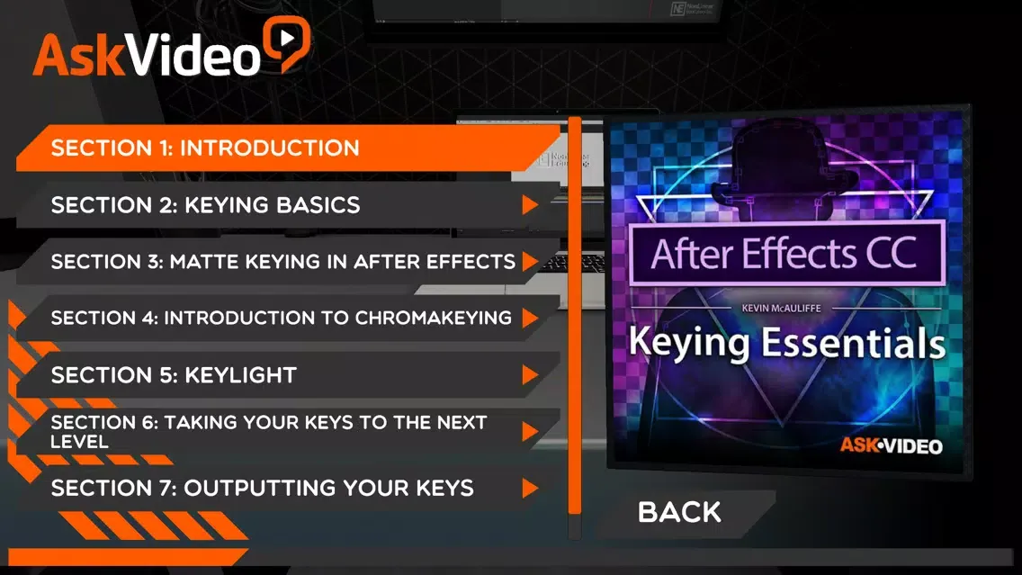 ภาพหน้าจอของ Keying Course By Ask.Video