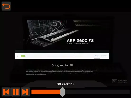 Explore Course for ARP 2600 V iPad  Screenshots