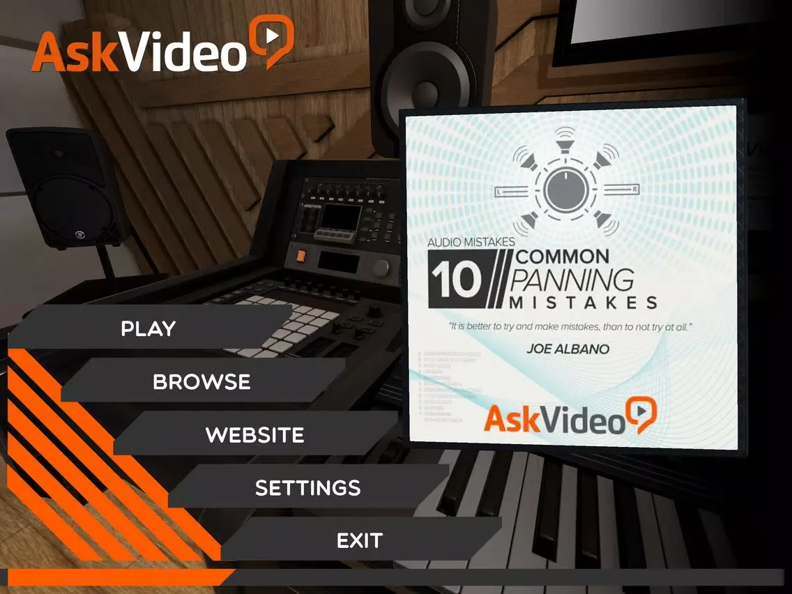 Audio Panning Mistakes Course iPad  Screenshots