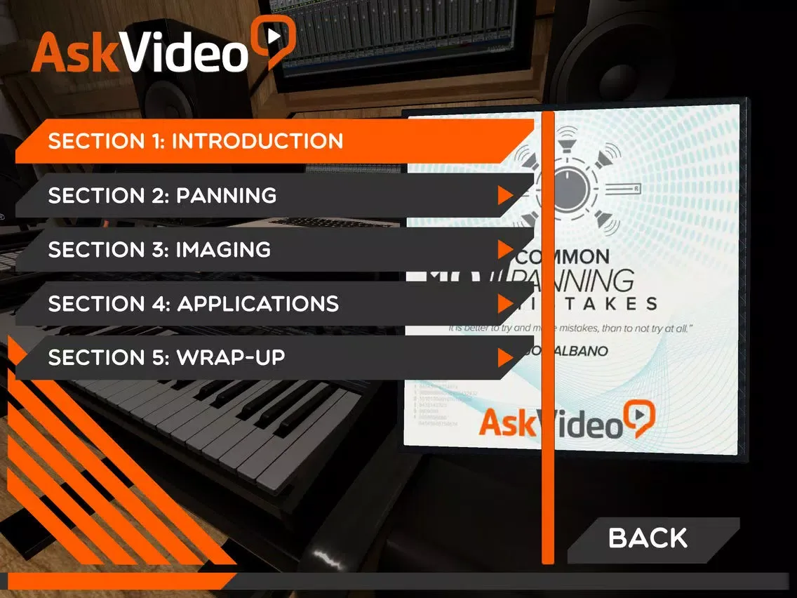 Audio Panning Mistakes Course iPad  Screenshots