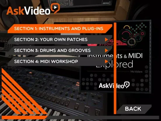 Instruments and MIDI Explored iPad  Screenshots
