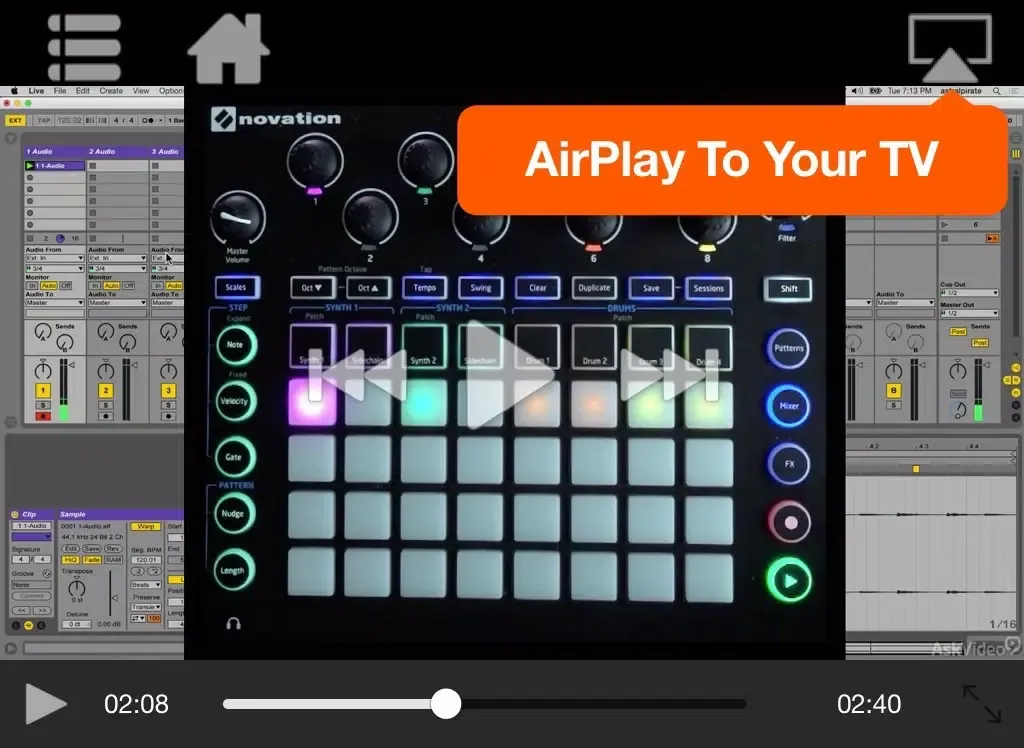 Adv. Course For Novation Circuit iPad  Ekran Görüntüleri
