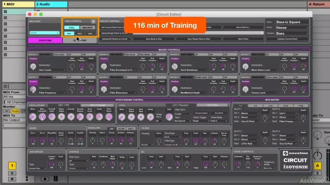 Adv. Course For Novation Circuit Ekran Görüntüleri