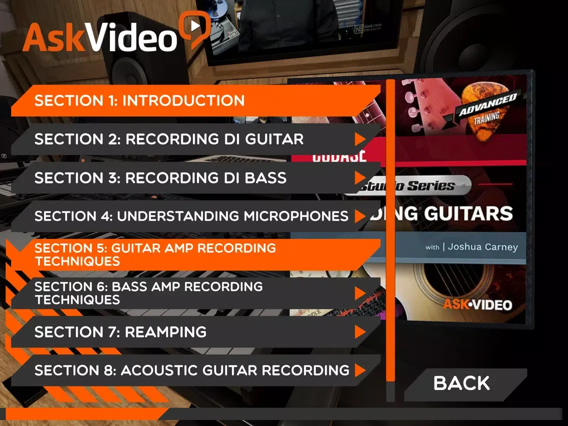 Recording Guitars Course by AV iPad  スクリーンショット