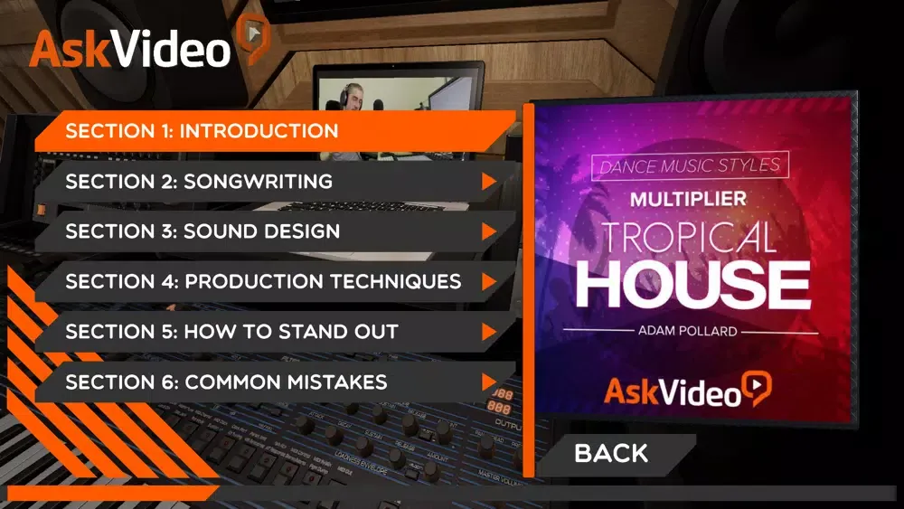 Captures d'écran de Tropical House EDM Course
