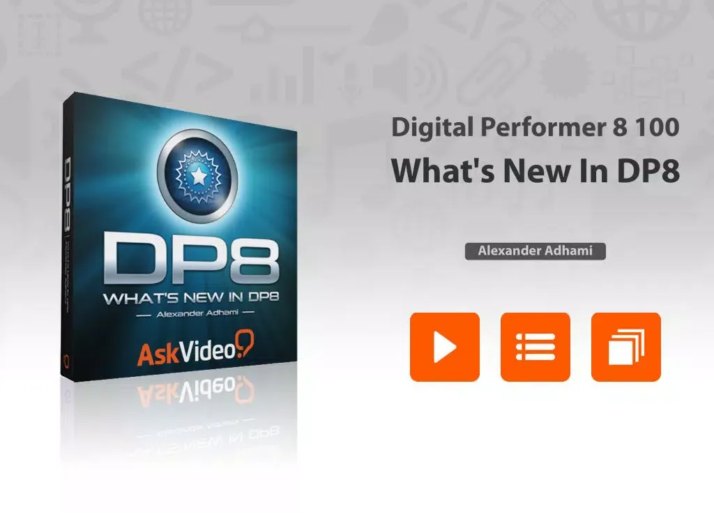 AV for Digital Performer 8 100 - What's New In DP8 iPad  سکرین شاٹس