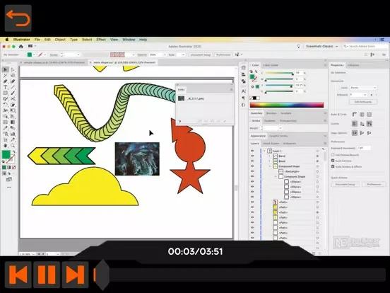 ภาพหน้าจอของ Deeper Course For Illustrator iPad 