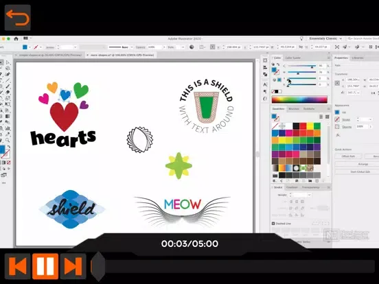 ภาพหน้าจอของ Deeper Course For Illustrator iPad 