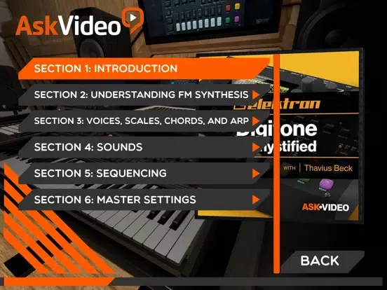 Tangkapan layar Demystifying Digitone iPad 