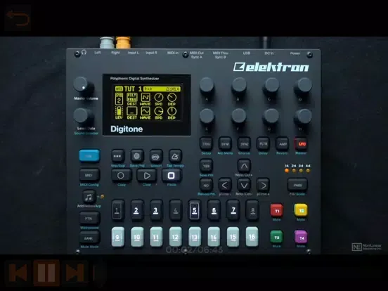 Tangkapan layar Demystifying Digitone iPad 