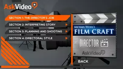 Capturas de tela do The Director - Film Craft