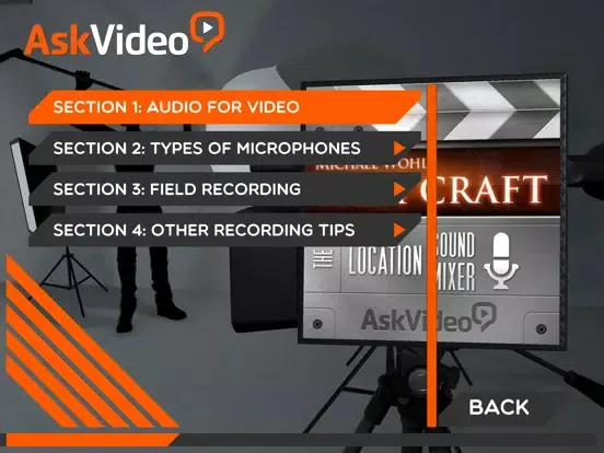 تصاویر Location Sound Mixer Course iPad 