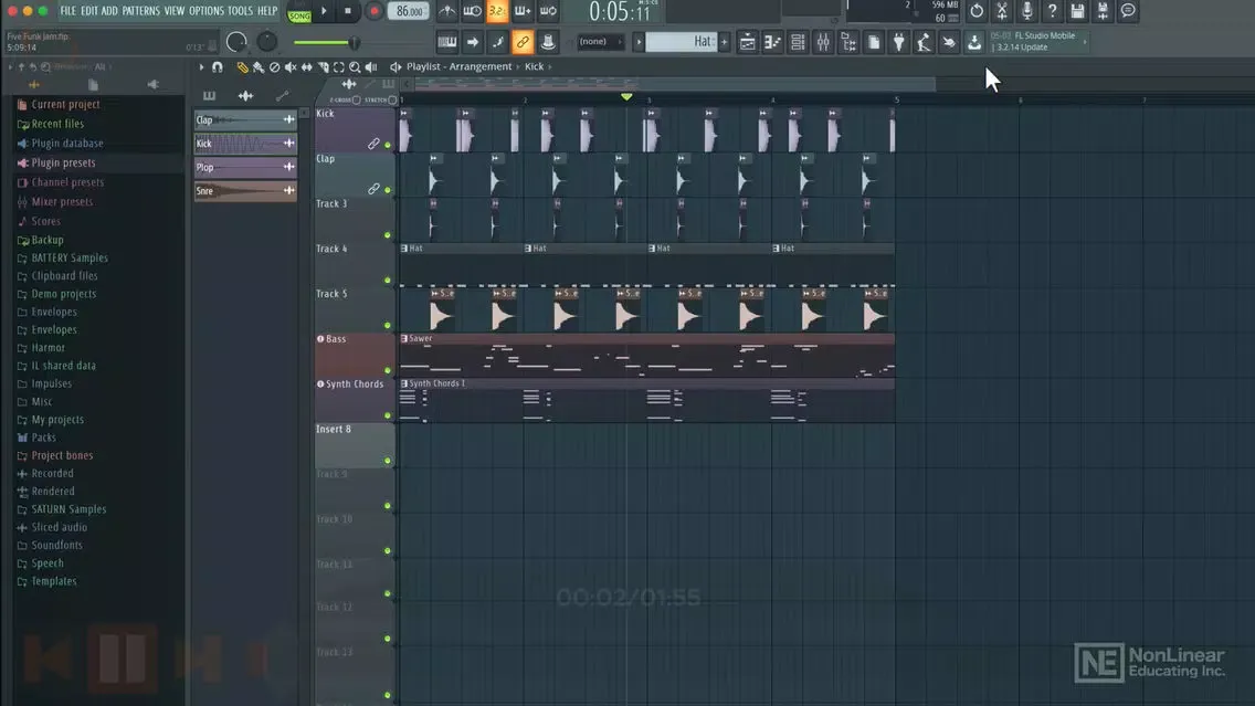 Tangkapan layar Audio Course For FL Studio