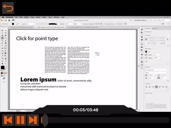 Captures d'écran de Start Course for Illustrator iPad 