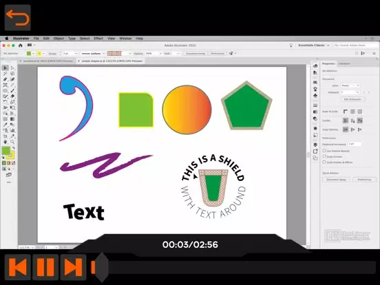 Captures d'écran de Start Course for Illustrator iPad 