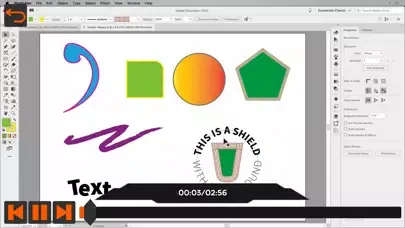 Captures d'écran de Start Course for Illustrator