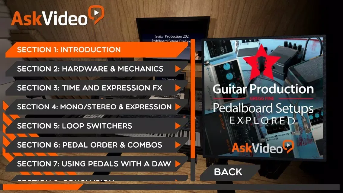 Guitar Pedalboard Setup Course سکرین شاٹس