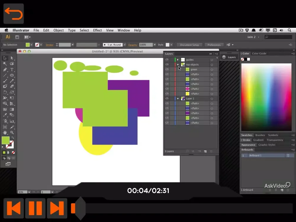 Tangkapan layar Map Course For Illustrator CS6 iPad 