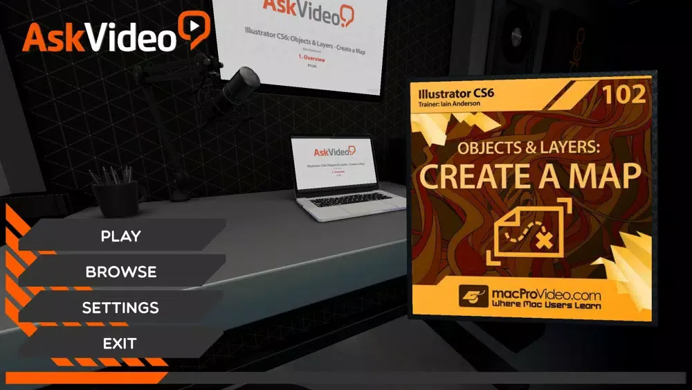Tangkapan layar Map Course For Illustrator CS6