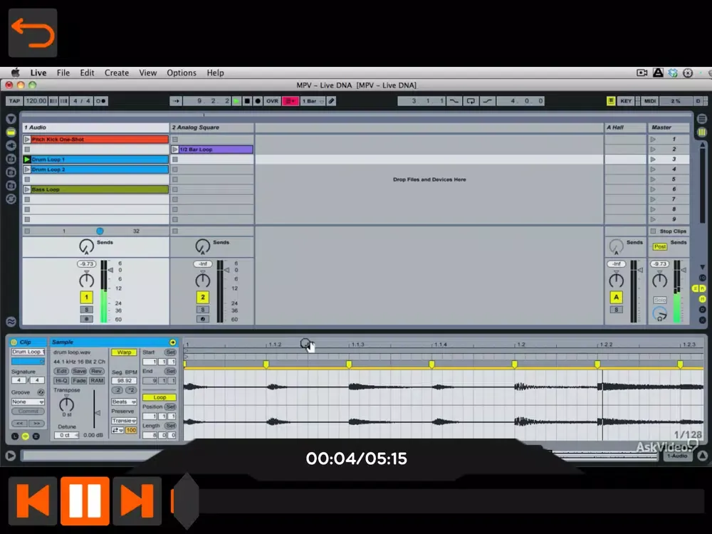Tangkapan layar DNA Course For Live 9 iPad 