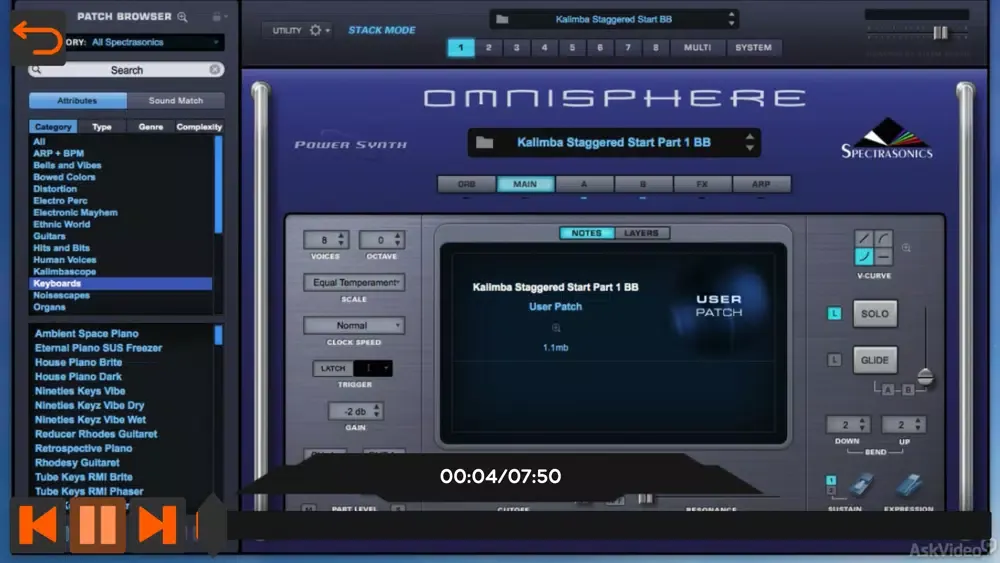 Capturas de tela do Xtreme Course For Omnisphere 2