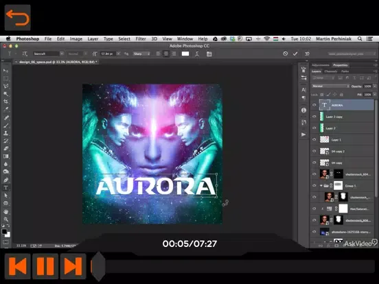 Скриншоты Designing Album Covers Course iPad 