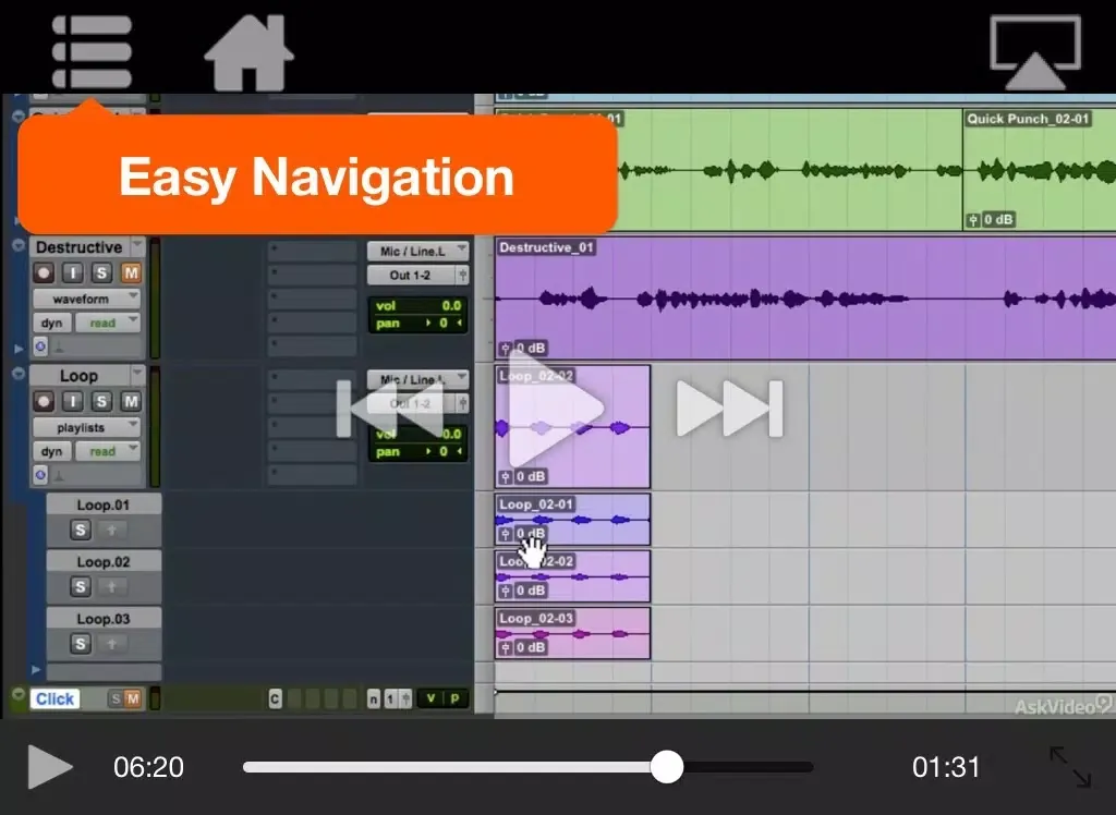 Beginner's Guide For Pro Tools 12 iPad  سکرین شاٹس