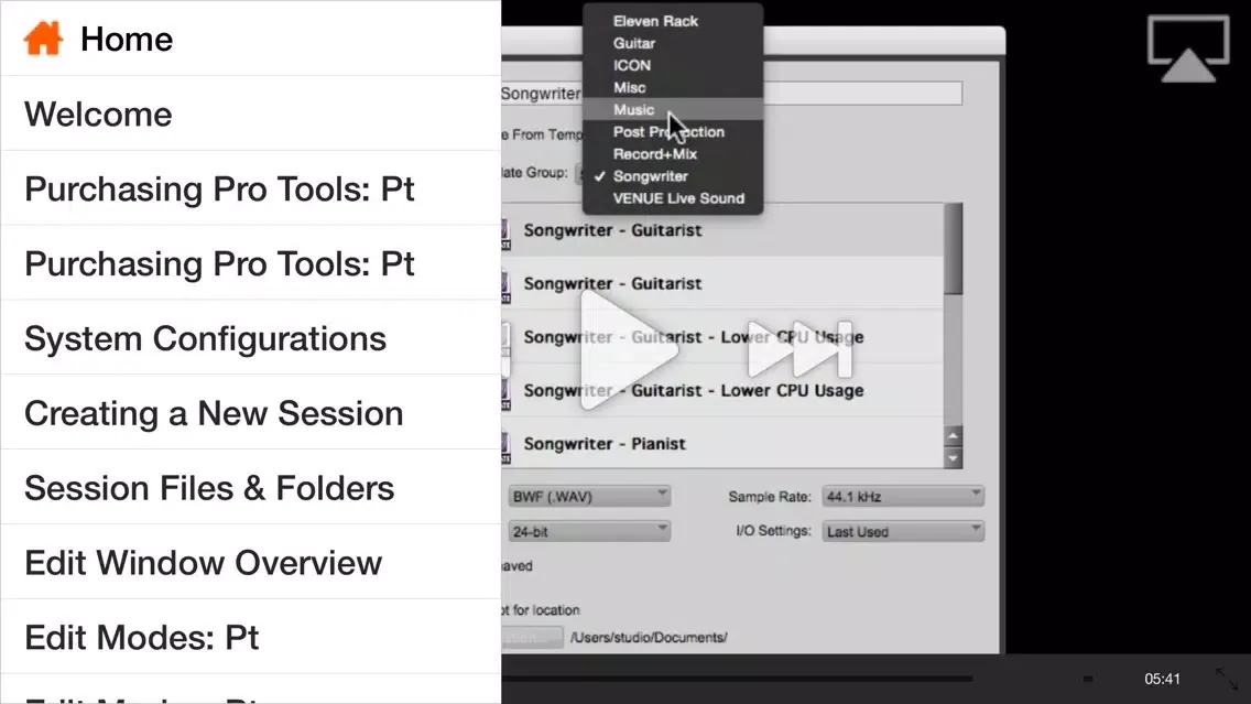 Beginner's Guide For Pro Tools 12 سکرین شاٹس