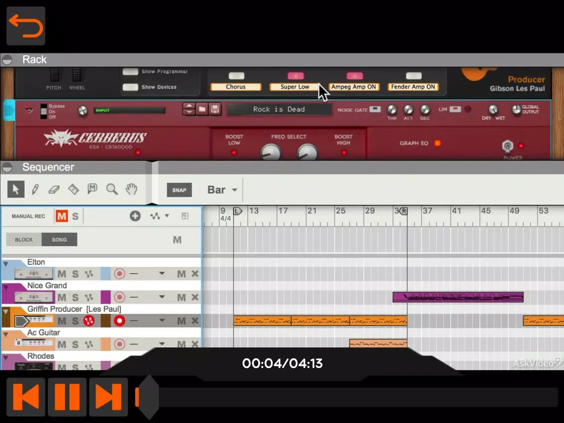 Tangkapan layar Backline RiG V4 Course By AV iPad 