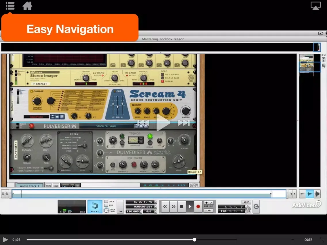 Mastering Reason's Toolbox Course iPad 應用截圖