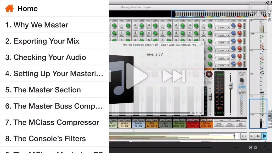 Mastering Reason's Toolbox Course應用截圖