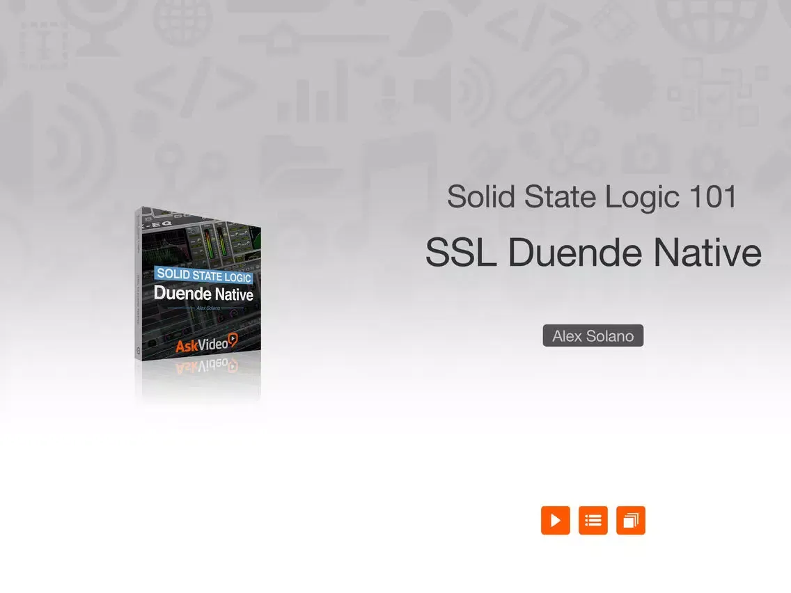 Course for SSL Duende Native iPad  Screenshots