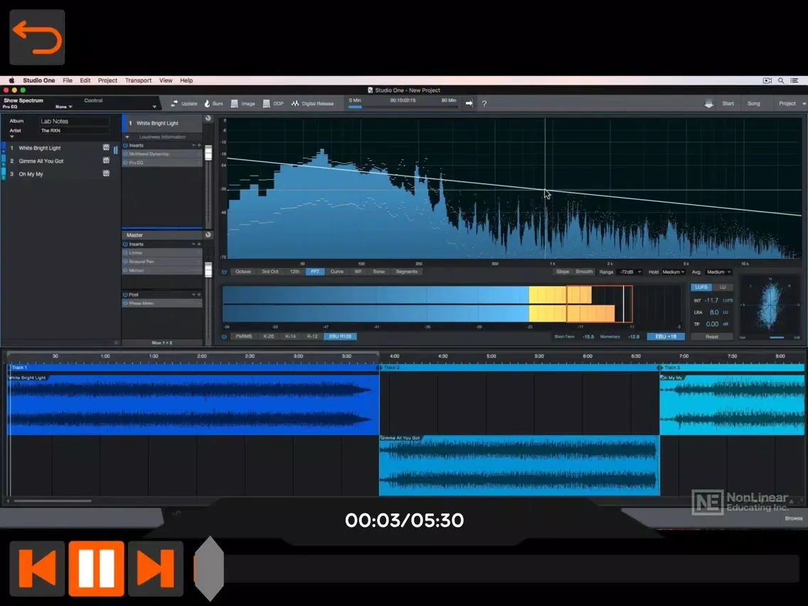 Ảnh chụp màn hình của Mastering Course From AV 105 iPad 