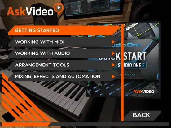 Tangkapan layar Start Guide for Studio One 5 iPad 