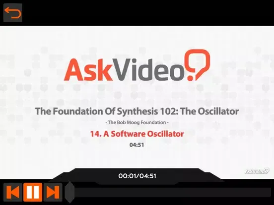 The Oscillator Course by A.V. iPad  Screenshots