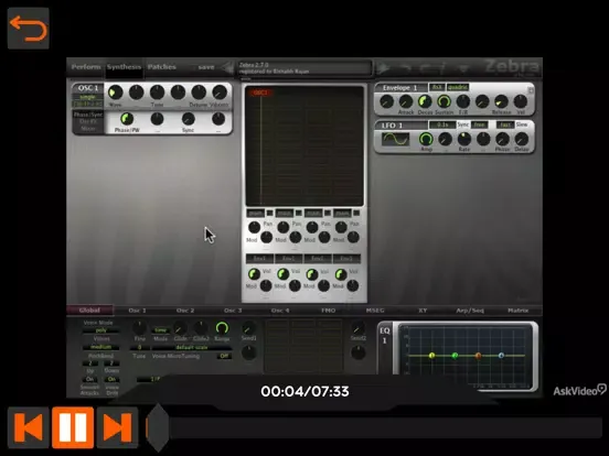 Zebra Course by Ask.Video iPad  Screenshots