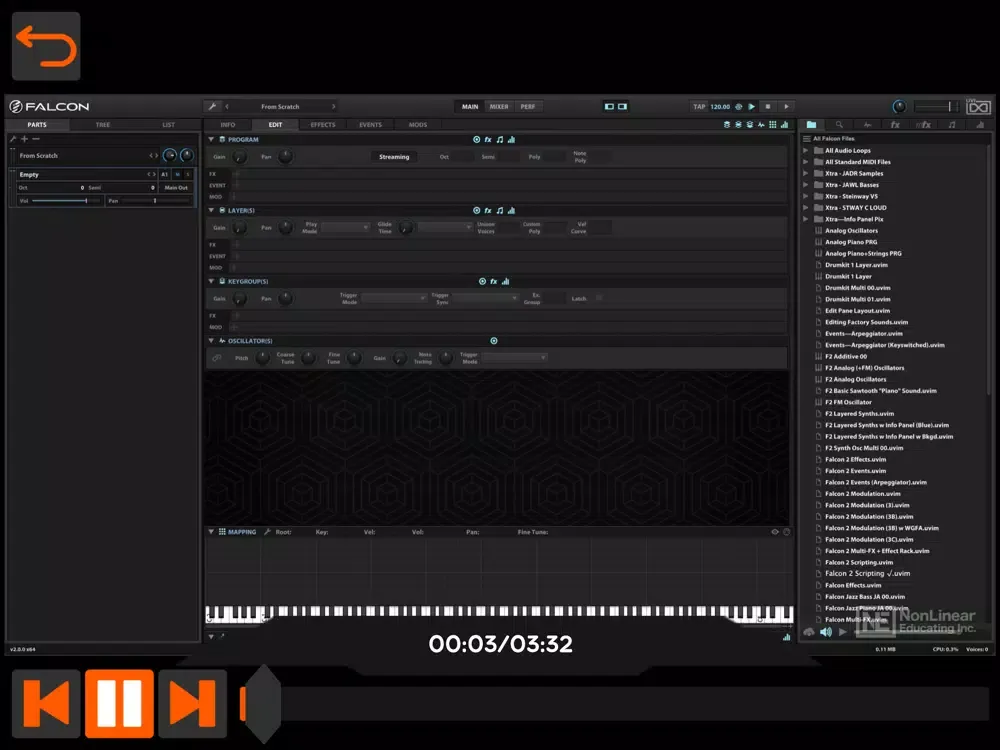 Скриншоты Video Course For UVI Falcon iPad 