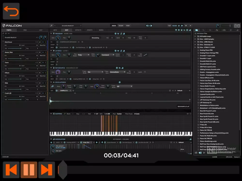 Скриншоты Video Course For UVI Falcon iPad 
