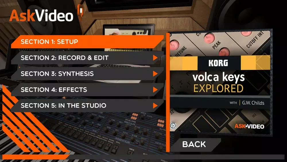 Explored Course For volca keys Screenshots