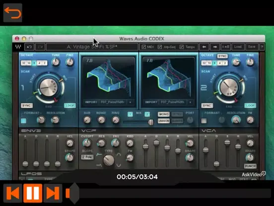Capturas de tela do Codex Course For Waves By A.V. iPad 