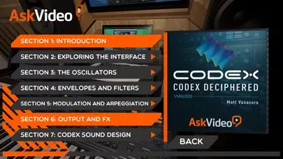 Capturas de tela do Codex Course For Waves By A.V.
