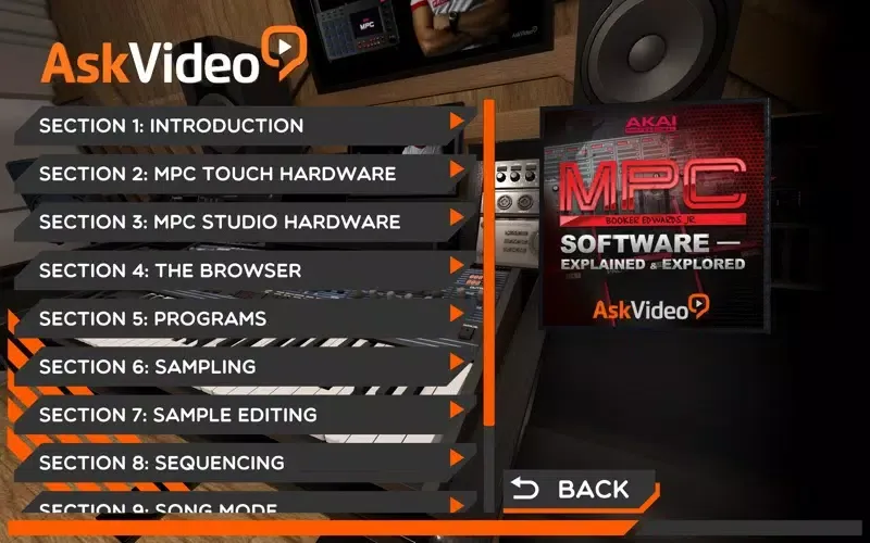 Capturas de tela do MPC Software Sound and Samples