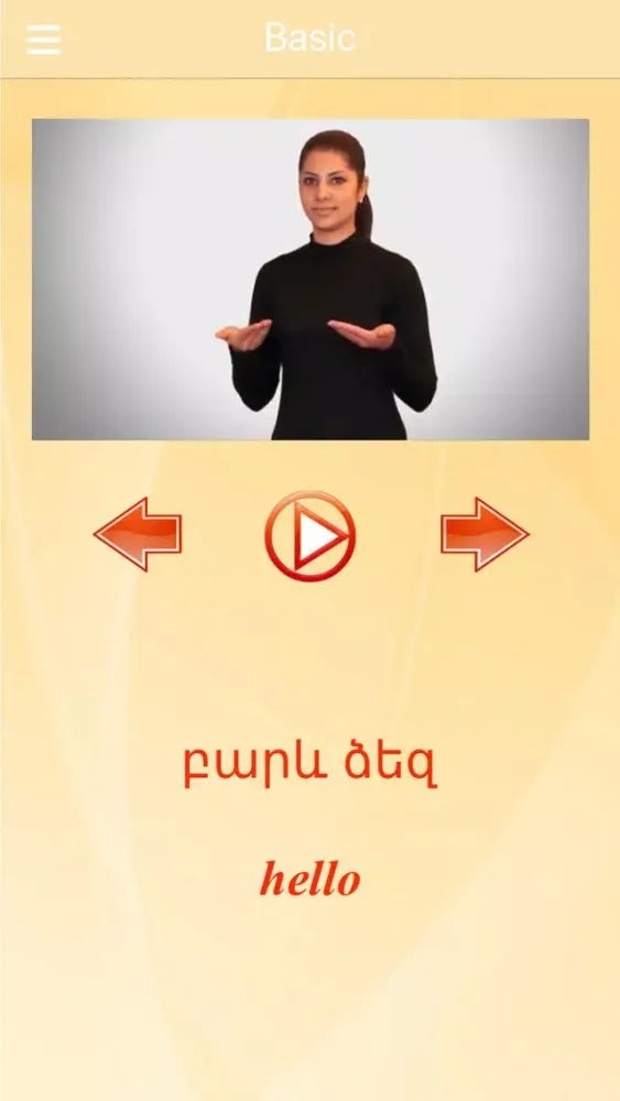 Screenshot di Armenian Sign Language