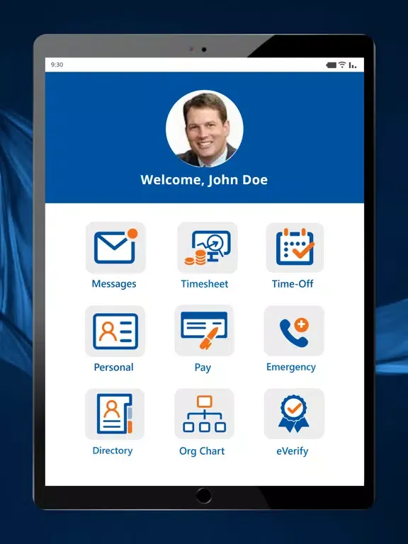 Screenshot di ASL myHR iPad 