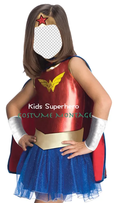 Kids Superhero Costume Montage應用截圖