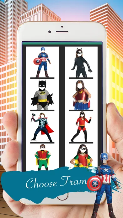 Kids Superhero Costume Montage應用截圖