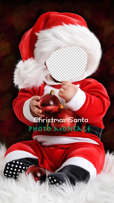 Tangkapan layar Christmas Santa Photo Montage